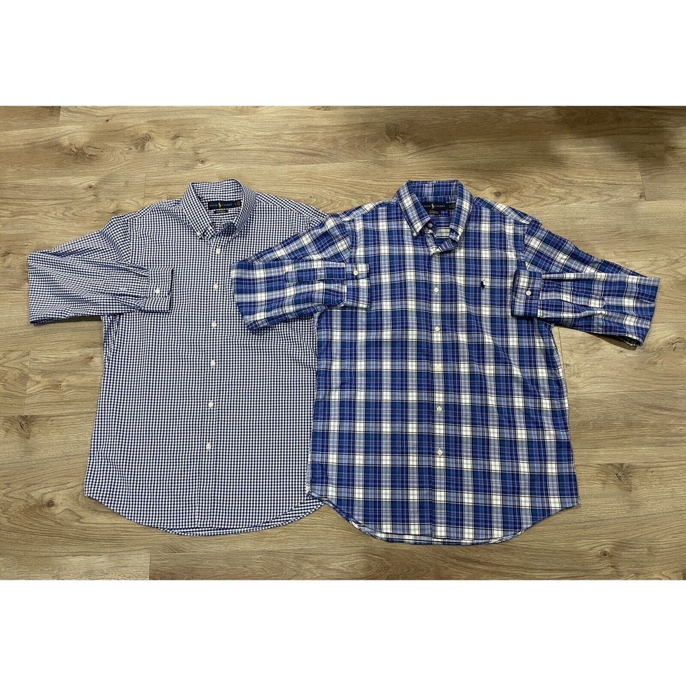 Ralph Lauren Polo Button Down Shirt Classic Fit Performance Men’s Large - Lot 2